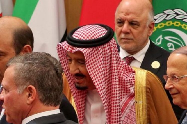 Para pemimpin Timur Tengah, di antaranya Raja Abdullah dari Yordania dan Raja Salman dari Arab Saudi menghadiri KTT Liga Arab,  Rabu (29/3/2017).

