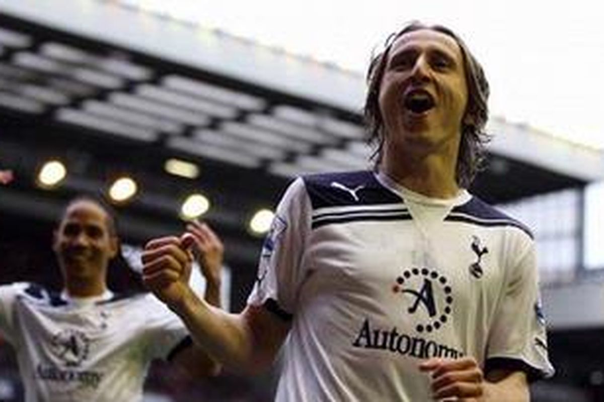 Gelandang Tottenham Hotspur, Luka Modric.