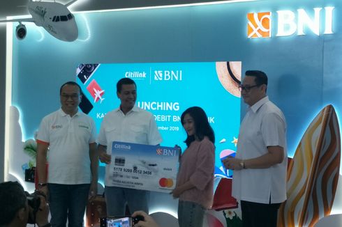 Incar Milenial Traveler, BNI-Citilink Luncurkan Kartu Debit Khusus