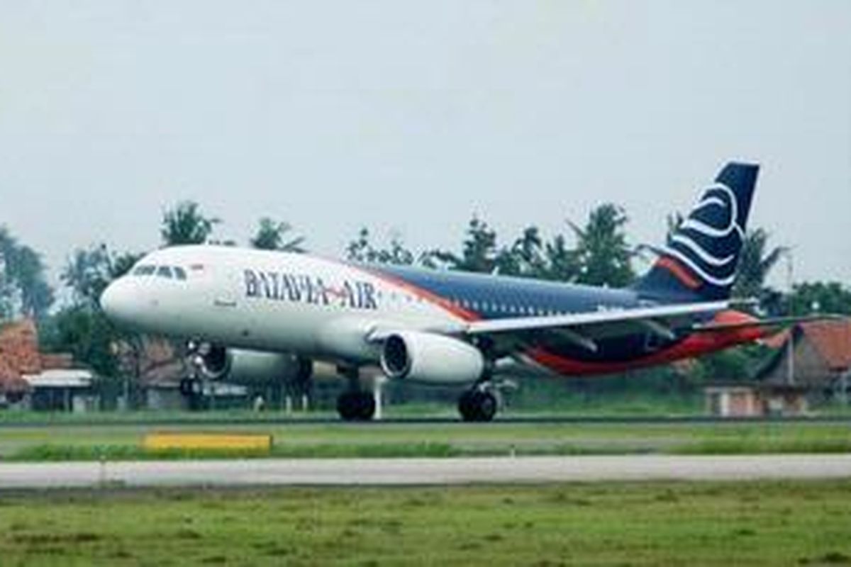 Pesawat milik maskapai Batavia Air di Terminal 3, Bandara Soekarno-Hatta, Tangerang, Rabu (2/2/2011).