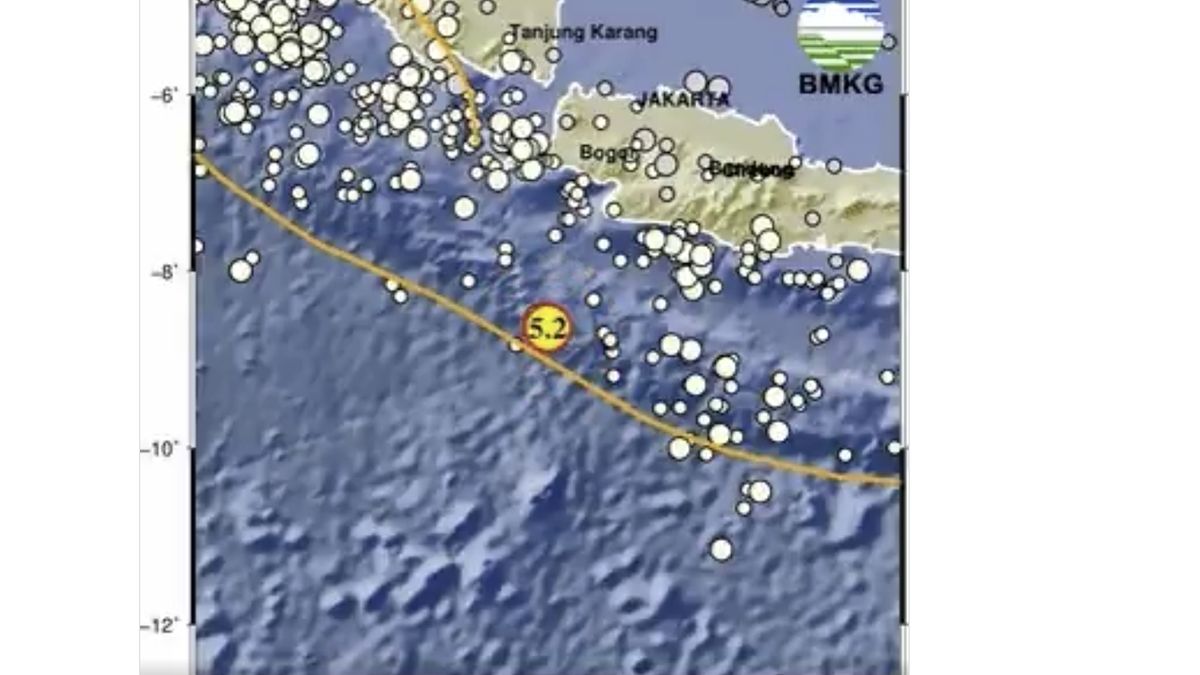 Magnitude 5.2 Earthquake Shakes Bayah, Banten; BPBD Lebak: No Tsunami Potential
