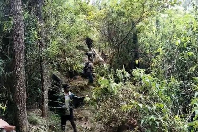 Antisipasi Kebakaran Hutan, Perhutani KPH Saradan Buat Sekat Bakar 1,9 Km di Lereng Lawu