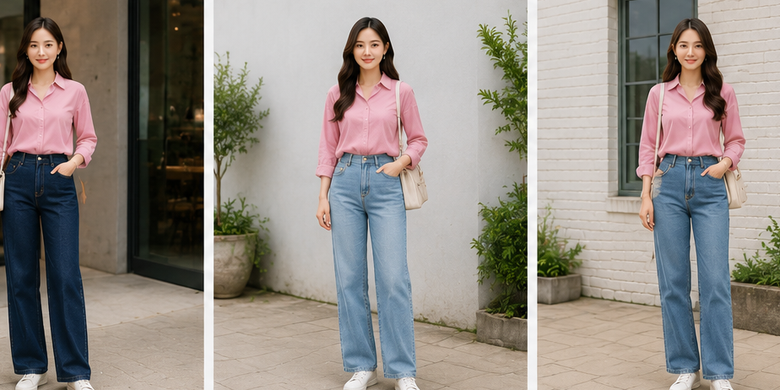 Baju pink cocok dipadukan dengan berbagai warna celana, dari putih, hitam, jeans, hingga mauve. Simak 17 inspirasinya di sini.