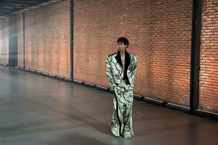 Spring/Summer Collection 2026 karya Harry Halim yang digelar di Brickhall Fatmawati, Jakarta Selatan, Selasa (11/11/2025).