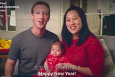 Pendiri Facebook Umumkan Nama China Anaknya 