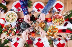 9 Ide Dekorasi Meja Makan untuk Perayaan Natal di Rumah