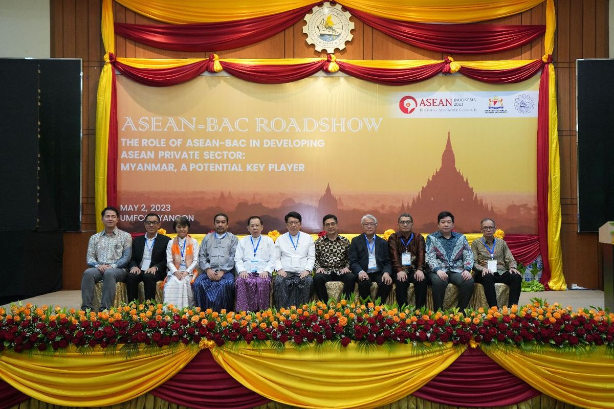 ASEAN-Business Advisory Council (ASEAN-BAC) berdialog terkait kerja sama ekonomi antara Myanmar dan Indonesia. 