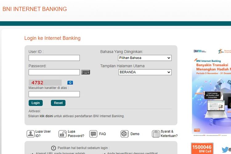 Cara daftar BNI internet banking di ATM secara mudah dan aman