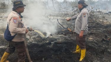 Karhutla di Dumai Berhasil Dikendalikan, Polisi Kini Fokus Tahap Pendinginan