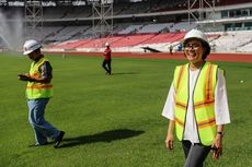 Sambangi GBK Senayan, Sri Mulyani Mengaku 