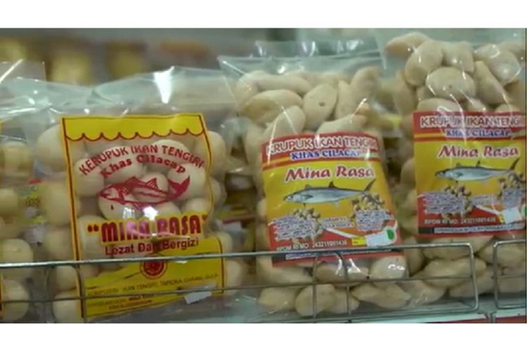 Produk kerupuk ikan tenggiri Mina Rasa 