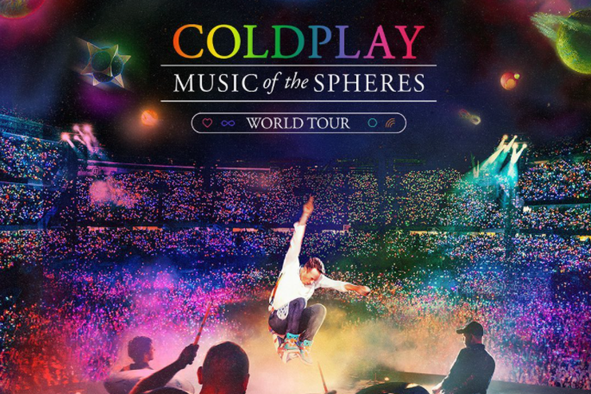 Poster konser Coldplay, Music of the Spheres World Tour