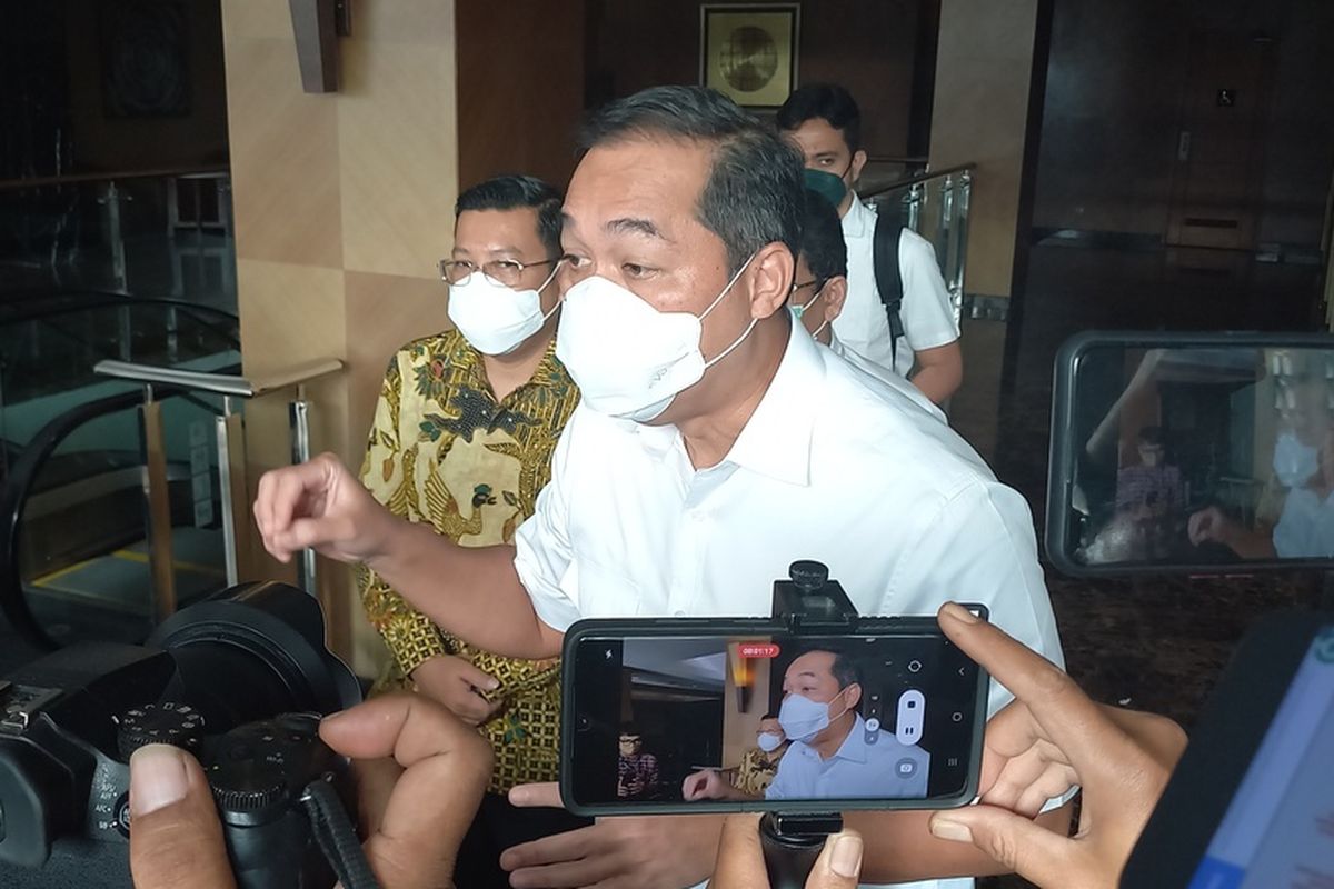 Menteri Perdagangan Muhammad Luthfi saat kunjungan ke Yogyakarta, Selasa (22/2/2022)