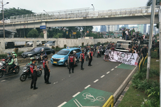 Perwakilan Komisi V DPR Temui Massa Aksi, Barisan Pengemudi Ojol Membubarkan Diri