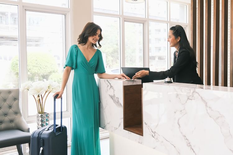 Ilustrasi resepsionis