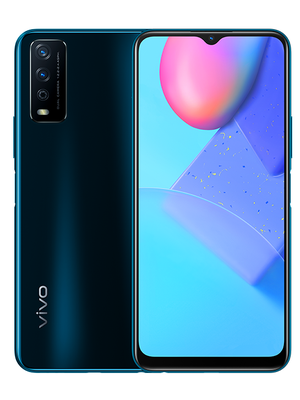 Vivo Y12s warna Phantom Black.