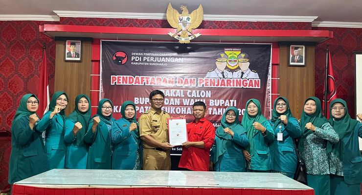 Tiga Kader dan Seorang Kades Berebut Rekomendasi PDI-P Maju Pilkada Serentak 2024 di Sukoharjo, Siapa Saja Mereka?