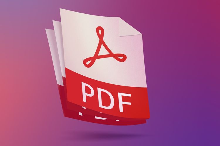 Ilustrasi file dalam format PDF.