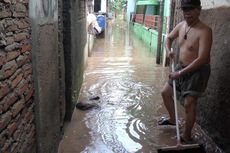 Dinding Turap di Jembatan Tongtek Bocor