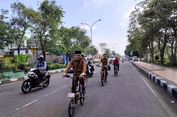 Hemat BBM, Bupati-Wabup Bangkalan Kompak Kayuh Sepeda 3 Kilometer ke Kantor