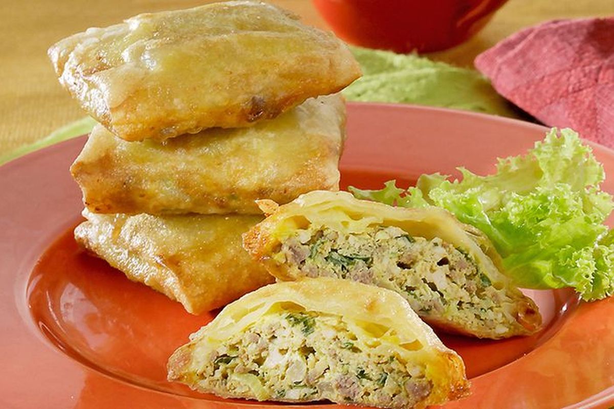 Ilustrasi martabak telur tahu. 