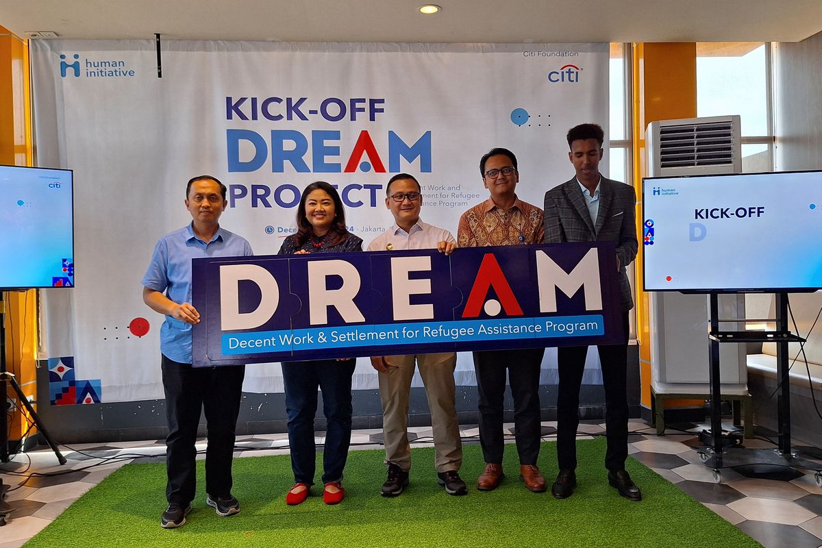 Peluncuran program DREAM hasil kolaborasi Human Initiative dan Citi Foundation.