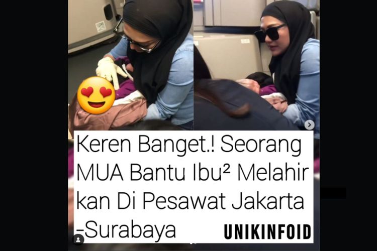 Penumpang melahirkan ketika penerbangan Pelita Air IP 208 dari Bandara Soekarno-Hatta, Tangerang menuju Bandara Juanda, Sidoarjo pada Selasa (27/6/2023).