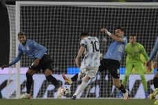 HT Argentina Vs Uruguay - Messi Cetak Gol, Tim Tango Unggul 2-0