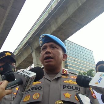 Kepala Divisi Profesi dan Pengamanan (Kadiv Propam) Irjen Ferdy Sambo di depan Lapangan Bhayangkara, Jakarta, Senin (20/6/2022).