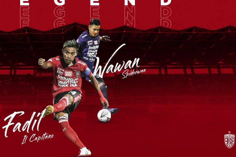 Fadil Sausu dan Wawan Hendrawan tetap bertahan di Bali United untuk musim 2020 