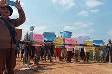 Jalan Lingkar Mendadak Diportal, Petani Sawit di Babel Protes