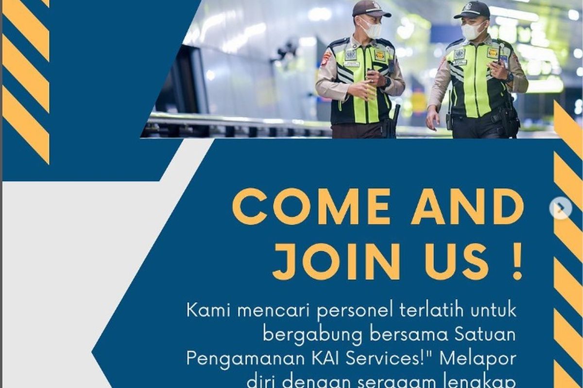 PT Reska Multi Usaha atau KAI Service membuka lowongan kerja untuk Posisi Tenaga Pengamanan. 