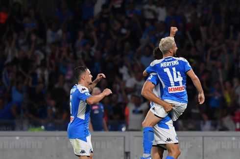 Napoli Vs Sampdoria, Dries Mertens Samai Rekor Pribadi di San Paolo
