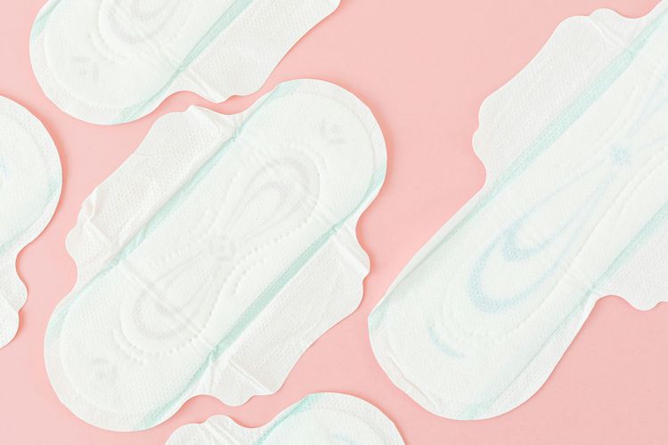 Ilustrasi pembalut.