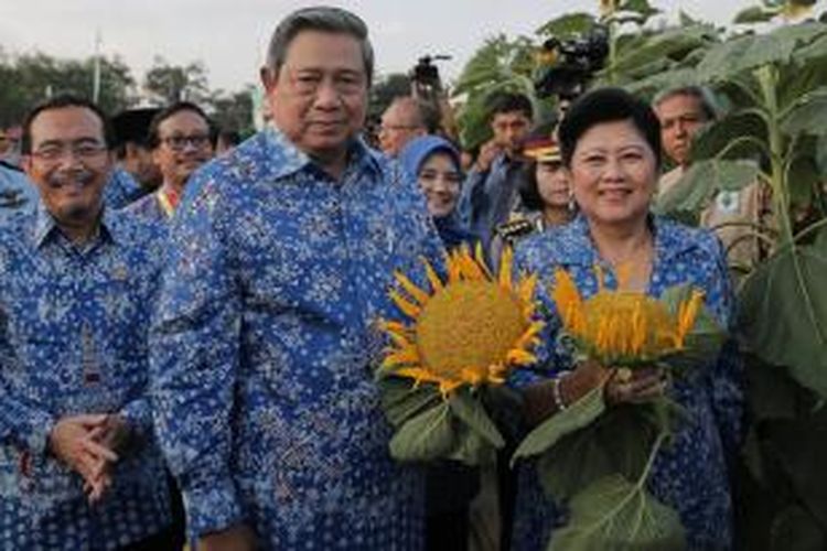 Presiden Susilo Bambang Yudhoyono dan Ibu Negara Ani Yudhoyono