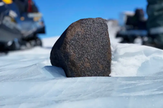 Seberat 7,6 Kg, Ini Meteorit Terbesar yang Ditemukan di Antartika