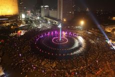 Malam Tahun Baru, PKL Dilarang Masuk Monas