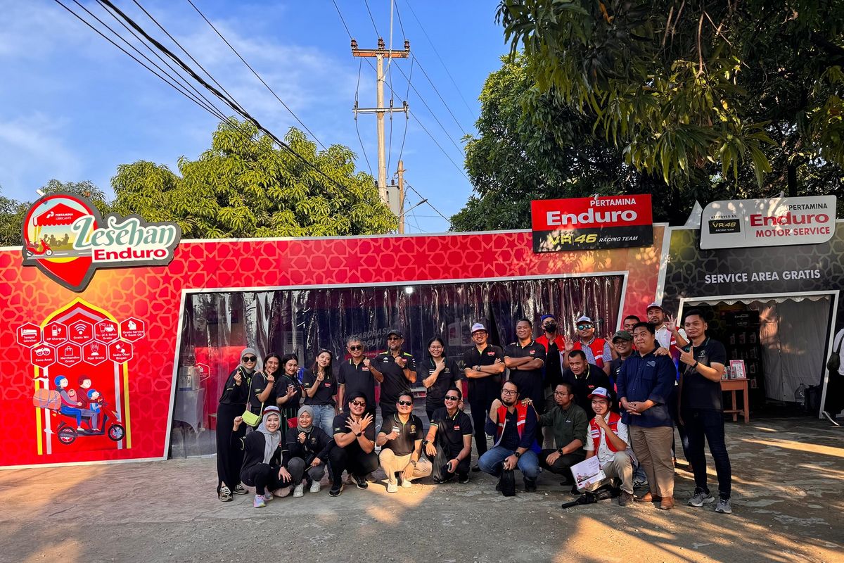 PT Pertamina Lubricants kembali menghadirkan Lesehan Enduro, posko istirahat khusus pemudik motor yang akan beroperasi selama 24 jam pada 22?30 Maret 2025 dan berlokasi dua titik strategis di jalur utama pemudik roda dua, yakni Masjid Al Huda, Cirebon, dan Masjid Al Fairuz, Pekalongan.