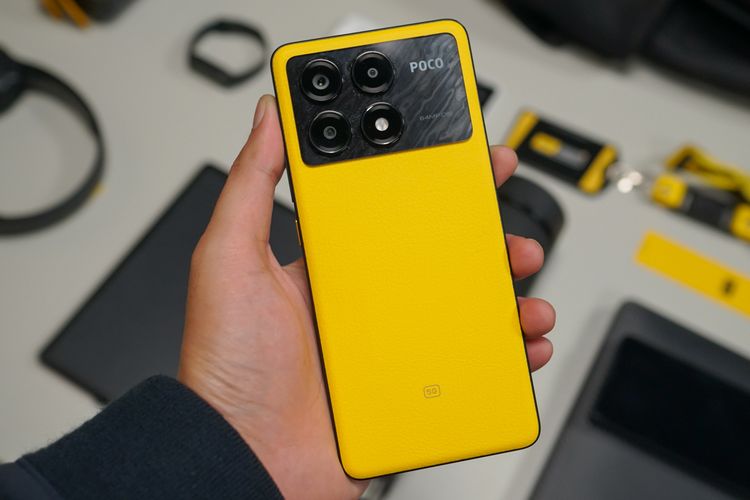 Poco X6 Pro 5G varian warna kuning