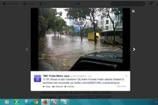 Hujan Deras Guyur Jakarta, Genangan di Mana-mana