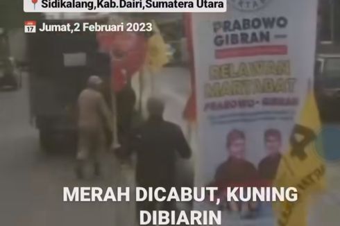 Satpol PP Dairi Cabut Bendera PDI-P, tapi Milik Parpol Lain Dibiarkan, Ini Penjelasannya