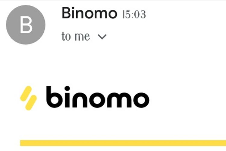 Balasan Binomo kepada Kompas.com terkait tudingan kegiatan usaha investasi ilegal, Jakarta, Senin (25/11/2019).