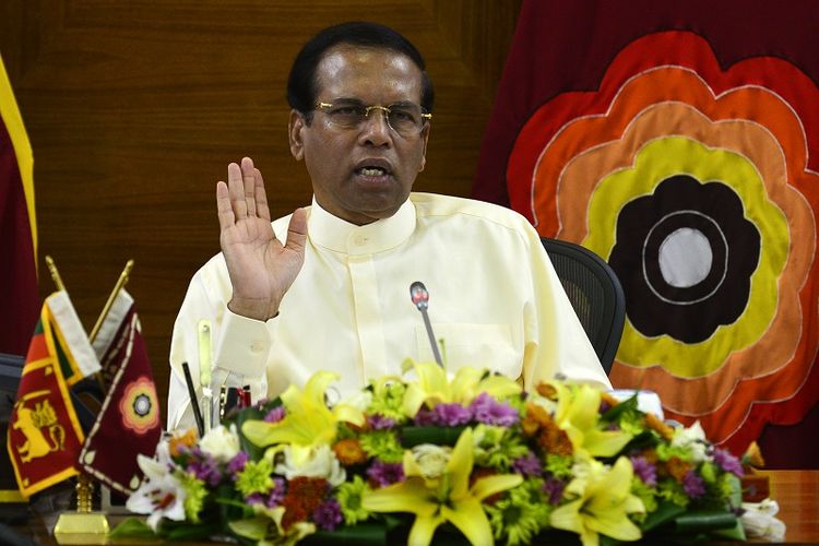 Presiden Sri Lanka Maithripala Sirisena. 