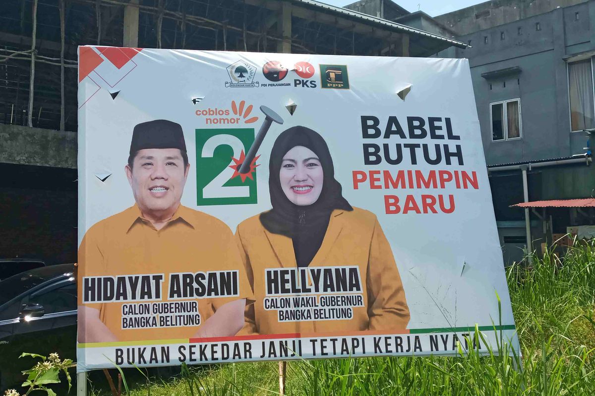 Hasil Pilkada Bangka Belitung 2024: Hidayat-Hellyana Menangi Pilgub, Tim Erzaldi-Yuri Enggan Tanda Tangani Berkas