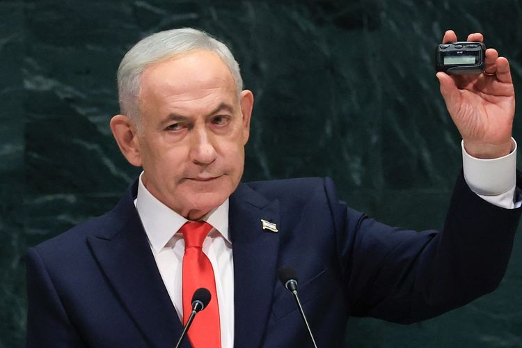 PM Israel Pamer Pager yang Ledakkan Hizbullah, Sidang Umum PBB Gaduh