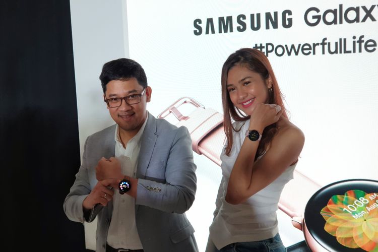 Peluncuran Samsung Galaxy Watch Active 2 di Jakarta, Rabu (16/10/2019).
