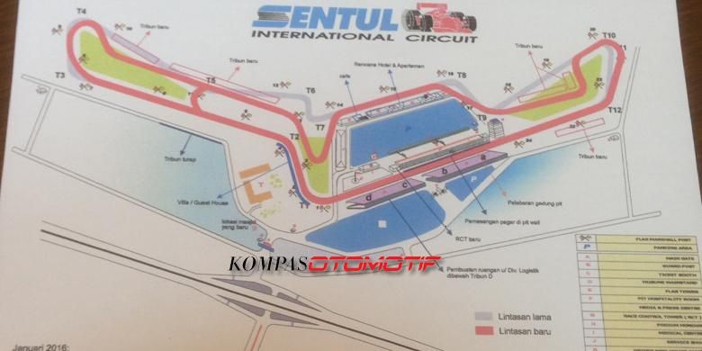 Ini desain baru sirkuit Sentul yang didesain oleh Herman Tilke, seorang arsitek dunia.