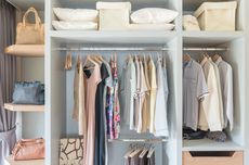 6 Cara Menata Lemari Kecil agar Bisa Menyimpan Banyak Pakaian