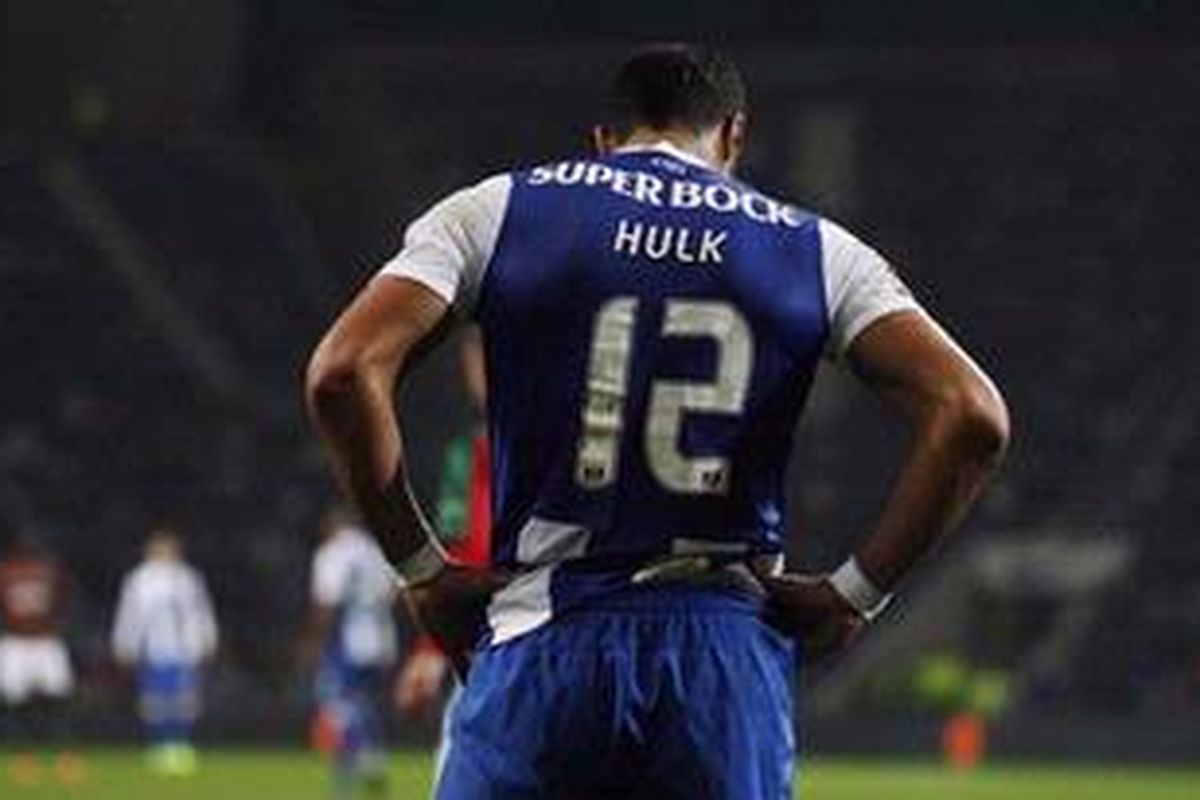 Penyerang FC Porto, Hulk.