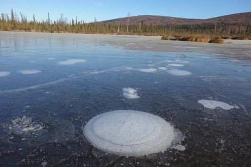 NASA: Gelembung Metana di Danau Arktik adalah Kabar Buruk